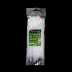 Nylon-Kabelbinder ROAD-TEQ, Abmessung: 3, 6 x 200 mm, 100 Stück, weiß