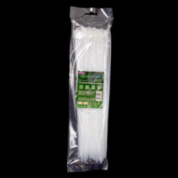 Nylon-Kabelbinder ROAD-TEQ, Abmessung: 3,6 x 300 mm, 100 Stück, weiß