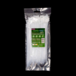 Nylon-Kabelbinder ROAD-TEQ, Abmessung: 4,8 x 200 mm, 100 Stück, weiß