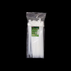 Nylon-Kabelbinder ROAD-TEQ, Maße: 7,6 x 300 mm, 100 Stück, weiß