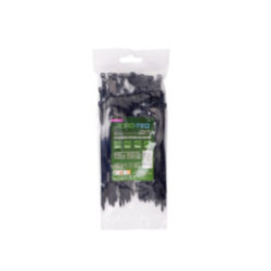 Nylon-Kabelbinder ROAD-TEQ, Abmessung: 3,6 x 150 mm, 100 Stück, schwarz