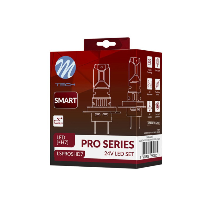 LED SET M-TECH PRO SMART SERIES H7 24 V