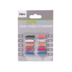 Zink-Sicherung GBC, BLISTER CARD Verpackung 10 Stück (5A, 8A x2, 10A x2, 16A x2, 20A, 25A x2)