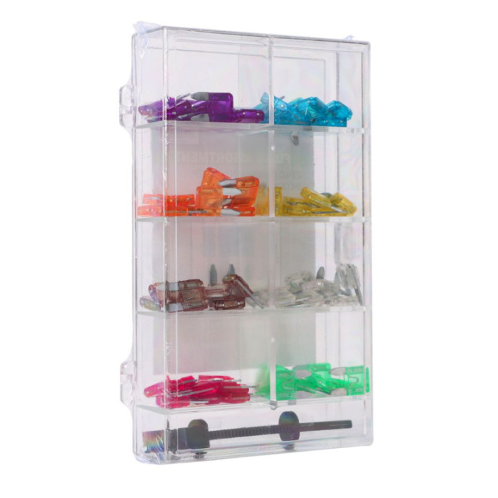 Zink-Mini-Sicherung + CLIP, Box 80 Stück