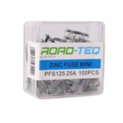 Zink-Mini-Sicherung, Box 25A, 100 Stück/Box
