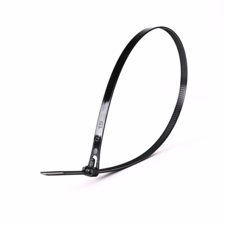 Nylonowe opaski zaciskowe wielokrotnego użytku ROAD-TEQ w:7, 4x450mm 20szt. czarne