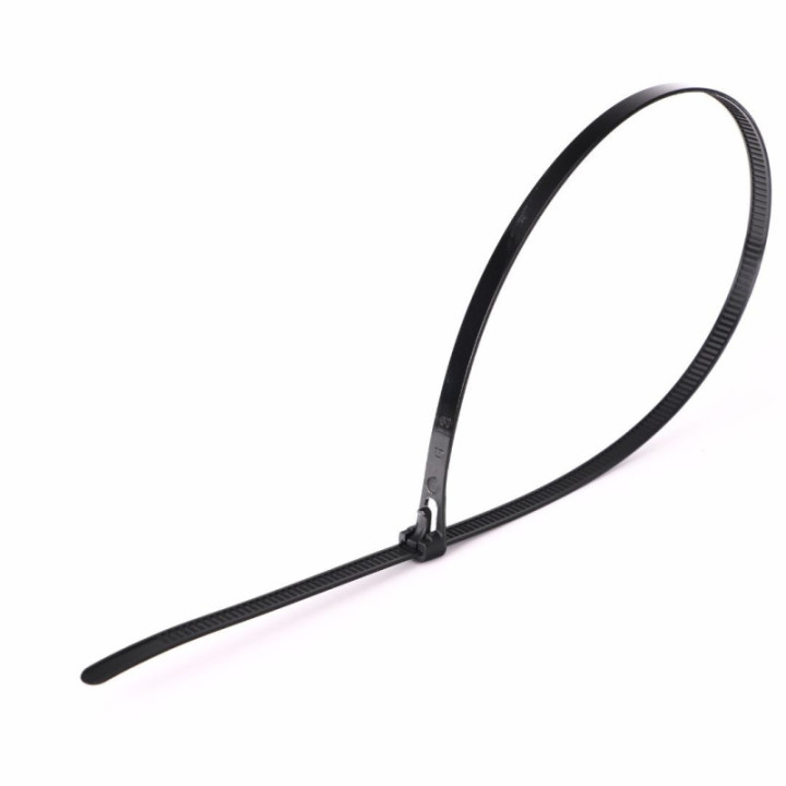 Wiederverwendbare Nylon-Kabelbinder ROAD-TEQ, B: 7, 4x500mm, 20 Stück, schwarz