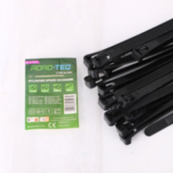 Wiederverwendbare Nylon-Kabelbinder ROAD-TEQ, B: 9x1000 mm, 20 Stück, schwarz