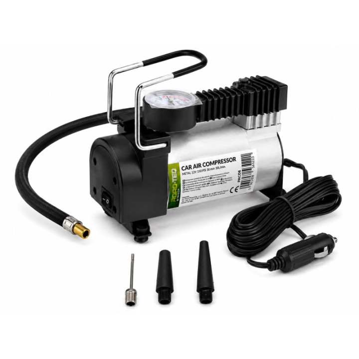Car air compressor metal ROAD-TEQ 12 V 150 PSI 30 mm 30L/min.