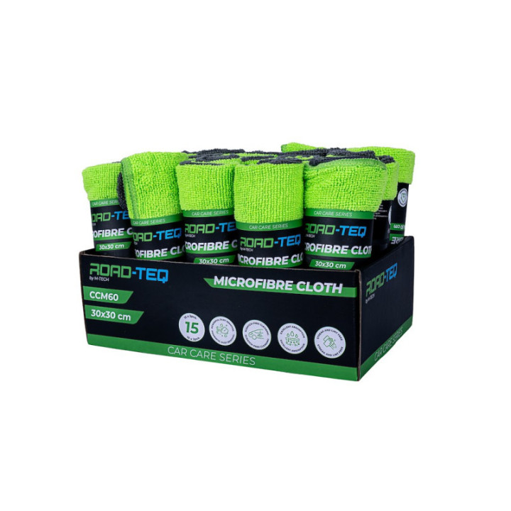 Mikrofibra 2szt. 200gsm 30x30cm (Opak.Display: 15x2szt.)