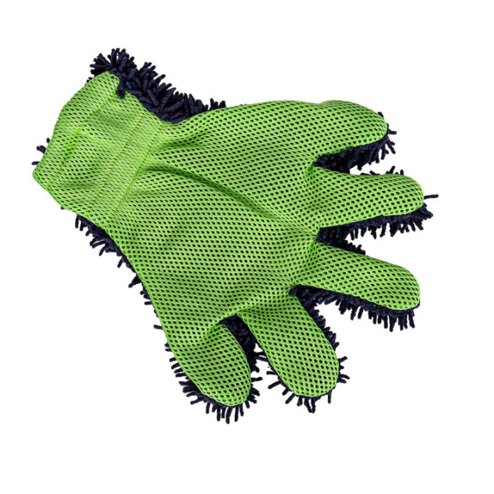 Mikrofaser-Reinigungshandschuh mit Fingern 2-in-1 700gsm 28x26cm