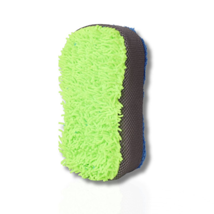 Mikrofaser-Schwamm zum Waschen und Reinigen des Fahrzeugs 3-in-1 22 x 11 x 5 cm