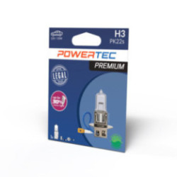 Halogenglühlampe POWERTEC PREMIUM H3 12 V 55 W PK22s