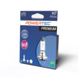 Halogenglühlampe POWERTEC PREMIUM H7 12 V 55 W PX26d