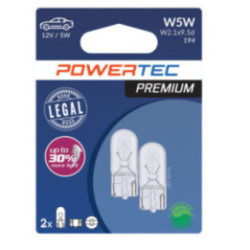 Glühlampe POWERTEC PREMIUM W5W T10 12 V 5 W W2.1x9.5d