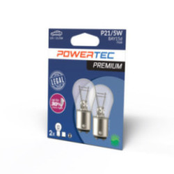 Glühlampe POWERTEC PREMIUM P21/5 W 1157 12 V 21/5 W BAY15d