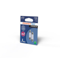 Glühlampe POWERTEC PREMIUM C5W 12 V 5 W 36 mm T11x36 SV8.5