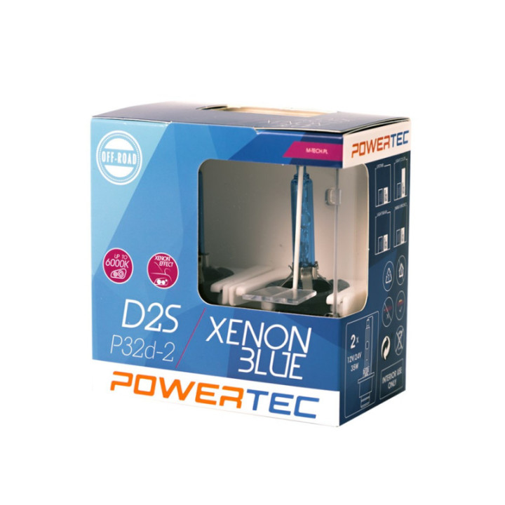 Powertec Xenon blau D2S DUO