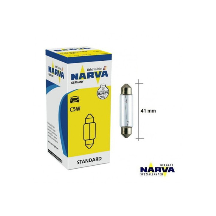 NARVA C5W 11x41 SV8, 5 5 W 12 V