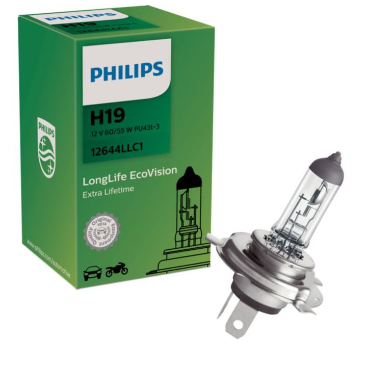 Phlips H19 LongLife EcoVision C1 12V60/55 W PU43t-3 C1