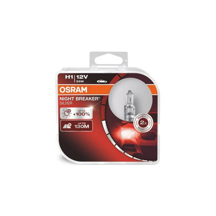 NIGHT BREAKER® SILVER H1 Duo Box | car-bulbs.de