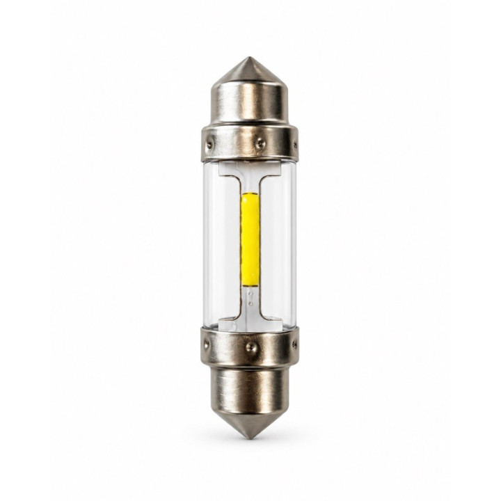 ROAD-TEQ 2x E-Mark LED C5W 36 mm 12 V 1 W ECE R37 E1 weiß