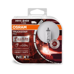 OSRAM TRUCKSTAR PRO NextGen +120% PGJ19-2 24 V 70 W H11 HCB