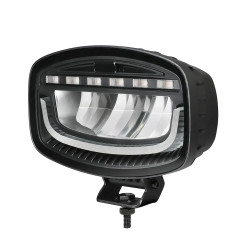 Driving light M-TECH schwarz SERIES 3x20W LED 12-24 V 60 W, oval, dual position light, spot