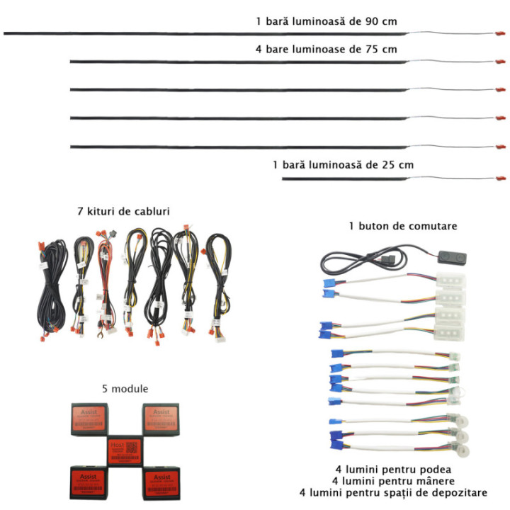 Professionelles RGB-Ambientebeleuchtungs-Kit