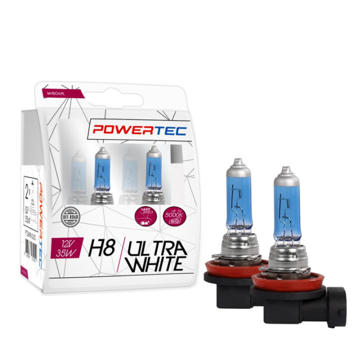 Powertec UltraWhite H8 12 V DUO