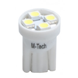 LED-Lampe L017 – W5W, 4× SMD3528, weiß