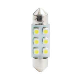 LED - Diode L028 - C5W 36mm 6xSMD3528 Blau