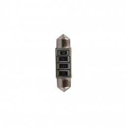 LED-Glühlampe L304 – C5W, 36 mm, 2× SMD5050, CAN-BUS, blau