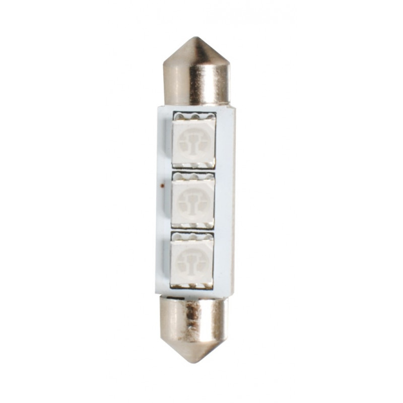 LED-Glühlampe L307 – C5W, 41 mm, 3 × SMD5050, CAN-BUS, blau