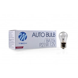 GlÃ¼hlampe M-TECH P21W BA15s 21W S25 CLEAR 12V