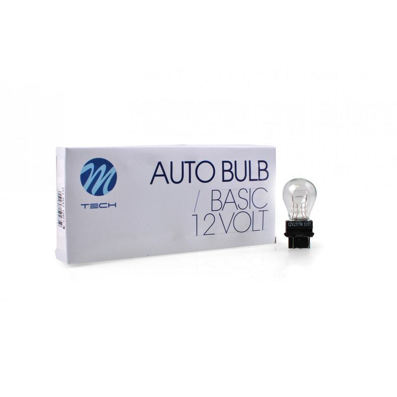 Glühlampe M-TECH P27/7W W2,5x16q 3157 CLEAR 12V Glühlampe M-TECH P27/7W W2,5x16q 3157 CLEAR 12V