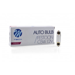 Glühlampe M-TECH C5W 12 V 5 W 36 mm T11x36 SV8.5