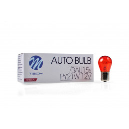 Glühlampe M-TECH PY21W 12 V 21 W BAU15s AMBER