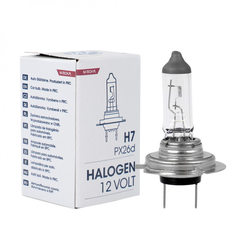 Halogenlampe M-TECH H7 PX26d 55W 12V Halogenlampe M-TECH H7 PX26d 55W 12V