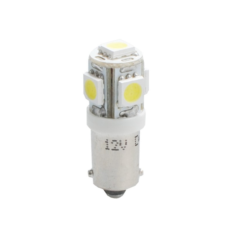 LED-Lampe L057 – BA9s, 5×SMD5050, weiß