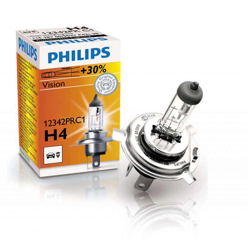 Halogen Philips H4 12V 60/55W Premium PH4P Halogen Philips H4 12V 60/55W Premium PH4P