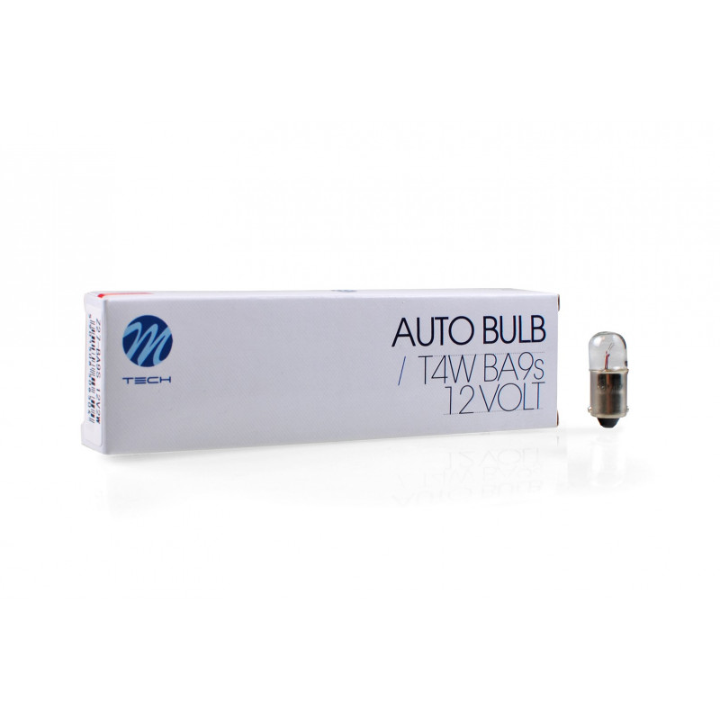 Glühlampe M-TECH T2W BA9s 2W 12V Glühlampe M-TECH T2W BA9s 2W 12V