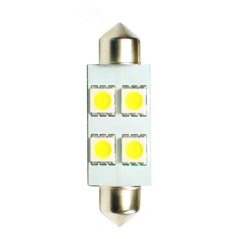 LED-Lampe L072 – C5W, 41 mm, 4× SMD5050, weiß