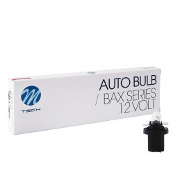Glühlampe M-TECH BAX 12 V 1.2 W BX8.5d schwarz