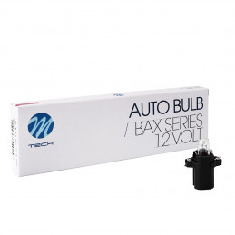 Glühlampe M-TECH BAX 12 V 1.2 W B8.3d schwarz