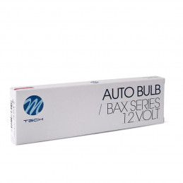 Glühlampe M-TECH BAX 12 V 1.2 W BX8.4d schwarz