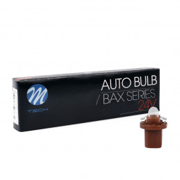 Glühlampe M-TECH BAX 24 V 1,2 W BBX8.5d, braun