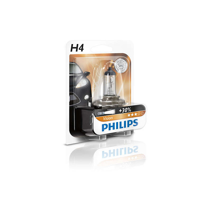 Philips H4 Vision 12V +30% Blister