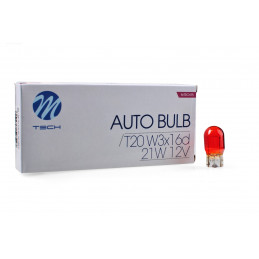 Glühlampe M-TECH WY21W 12 V 21 W W3x16d AMBER