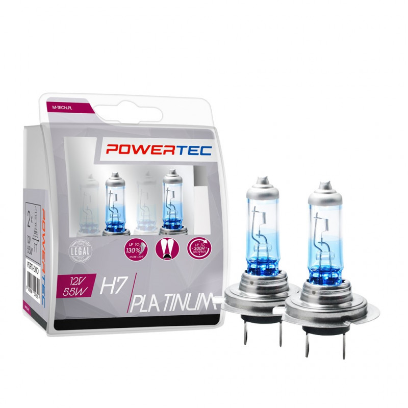 Powertec Platinum +130% H7 12V DUO